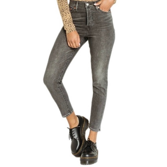 Levi's Denim - Levi’s Women’s Jeans Wedgie Skinny Gray Black Size 28 NWT